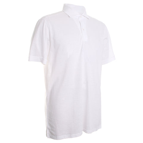 E. Berg White Polo Shirt