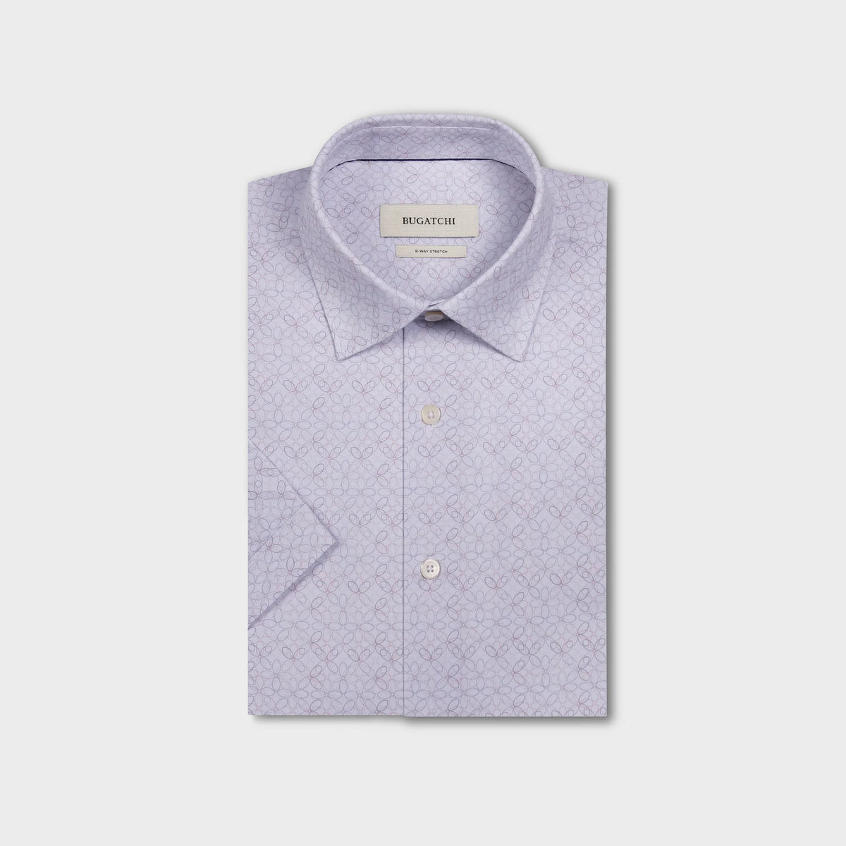 Miles OoohCotton Geometric Short-Sleeve Shirt Ivory / M Miles OoohCotton Geometric Short-Sleeve Shirt Ivory / M