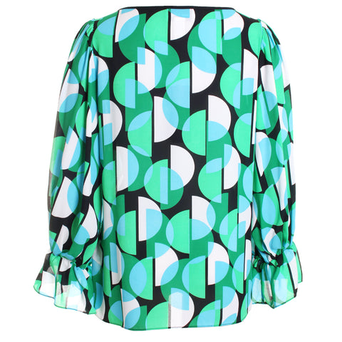 Abstract Printed Blouse