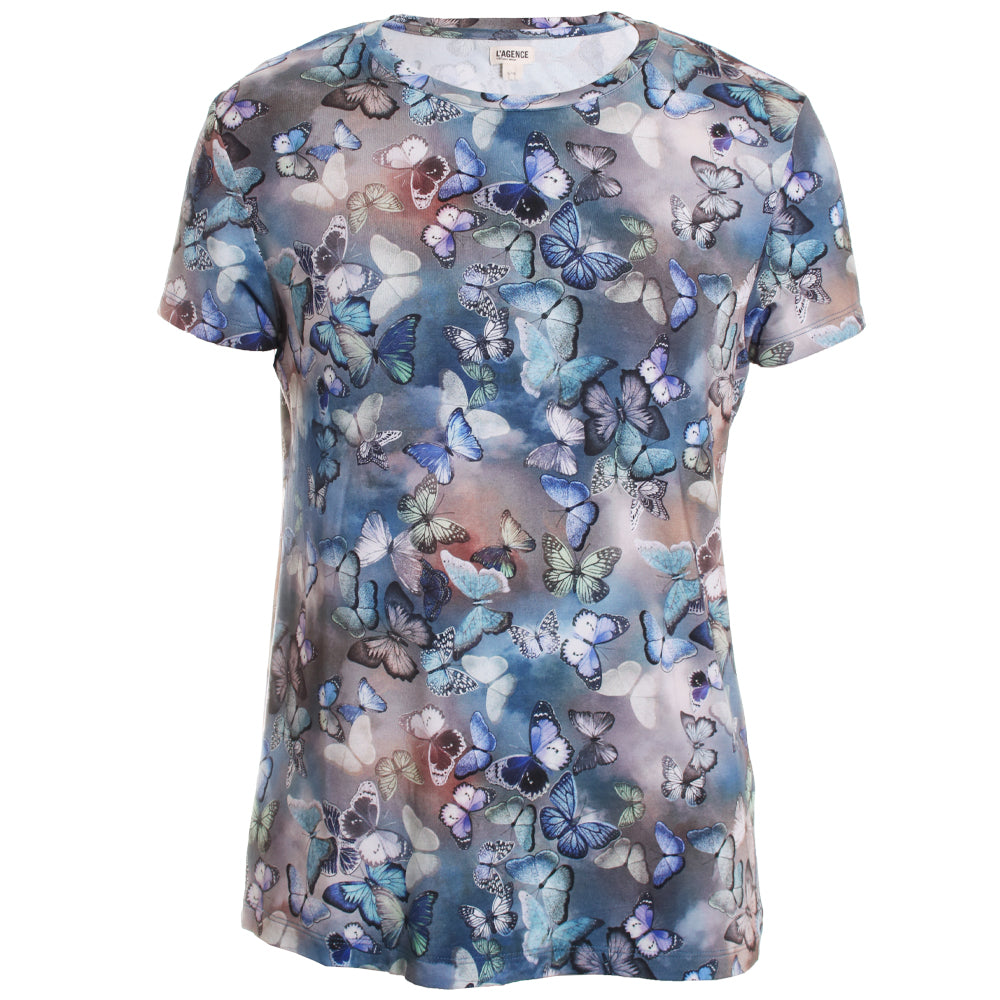 Ressi S/S Crew Butterfly Top