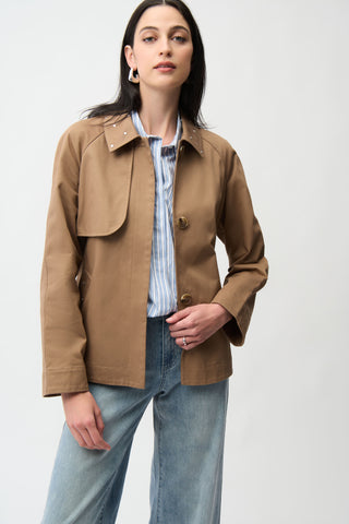 Cotton Twill Short Trench