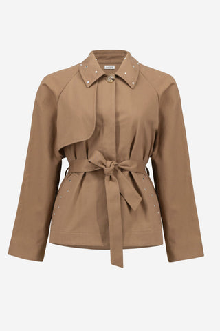 Cotton Twill Short Trench