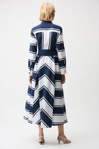 Casual Striped Maxi Dress