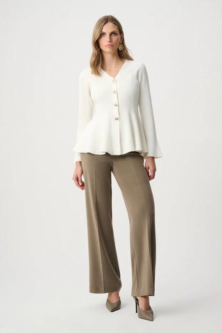 Fit And Flare Peplum Cardigan