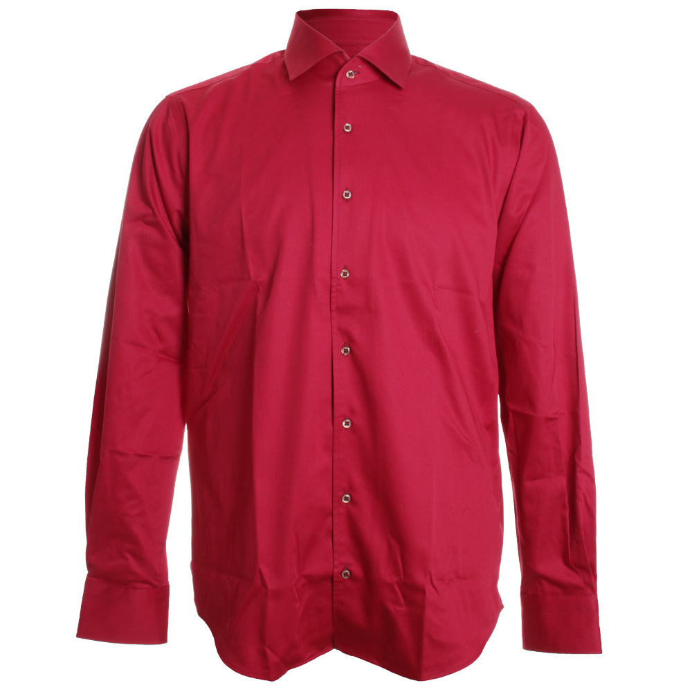 Solid Cotton Sateen Shirt