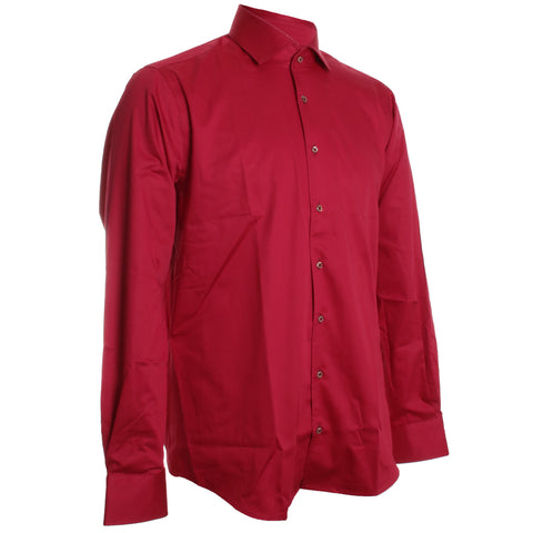 Solid Cotton Sateen Shirt