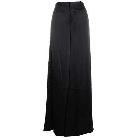 Olivia Satin Low Rise Wide Leg Flare Pant