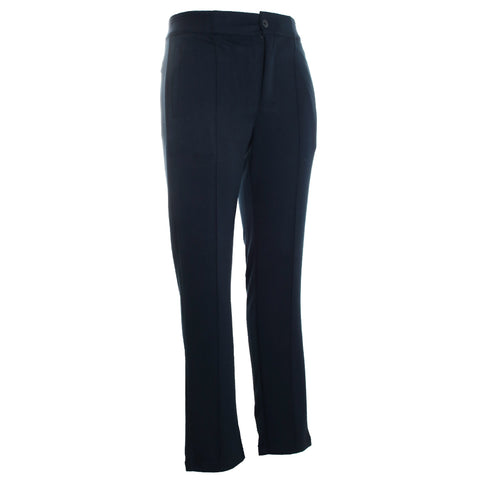 Navy Soft Pintuck Pant