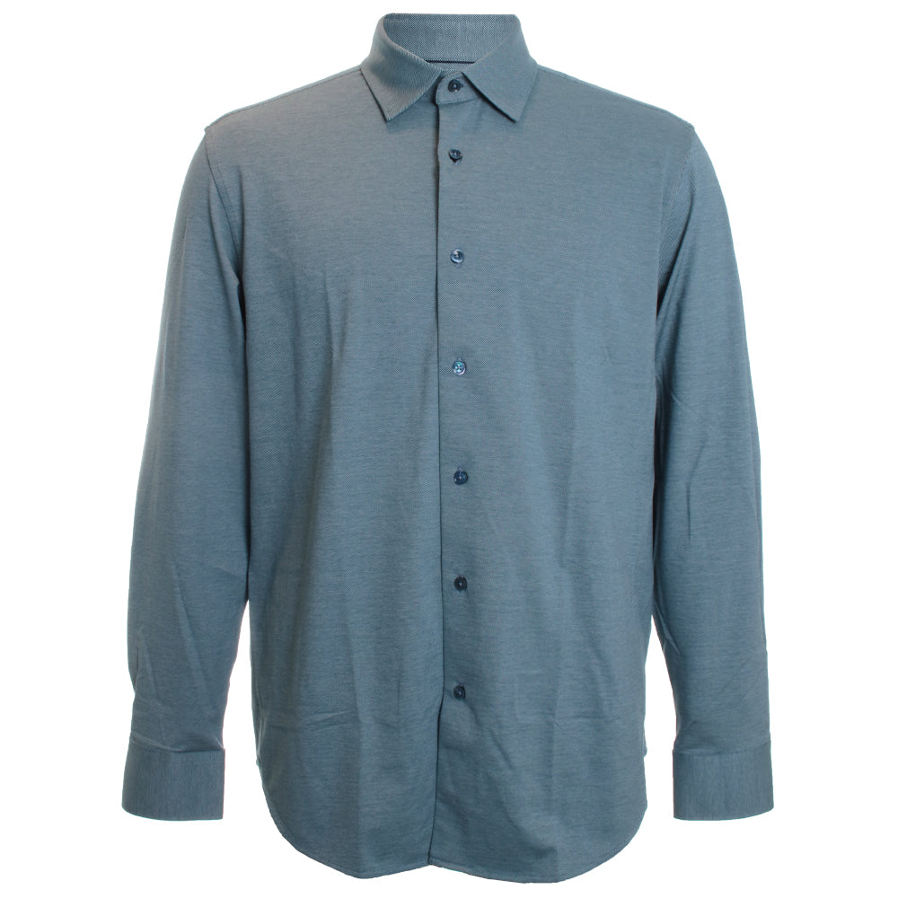 James Solid Twill Dress Shirt