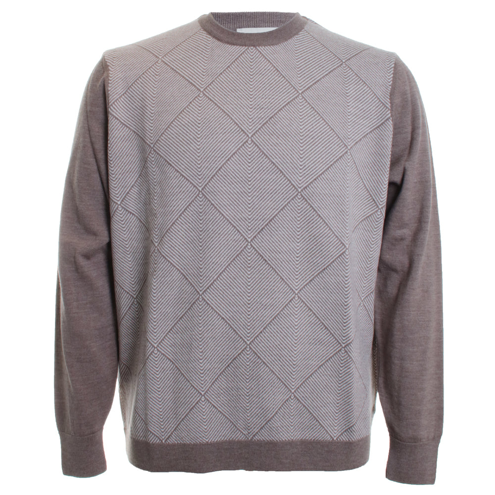 Walnut LS Crew Sweater