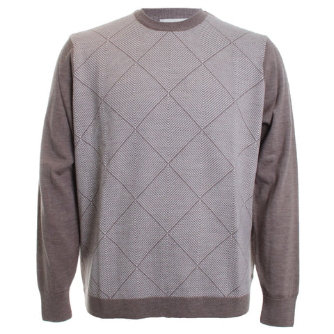 Walnut LS Crew Sweater