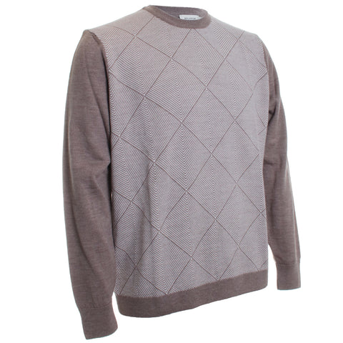 Walnut LS Crew Sweater