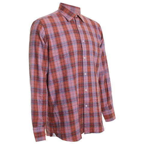 Luxe Ember Flannel Shirt