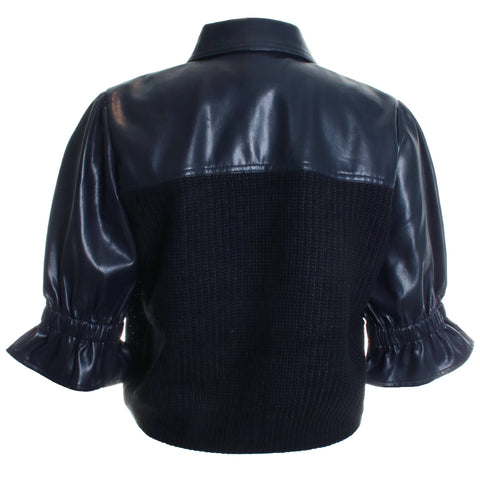 Knit Holly Combo Jacket