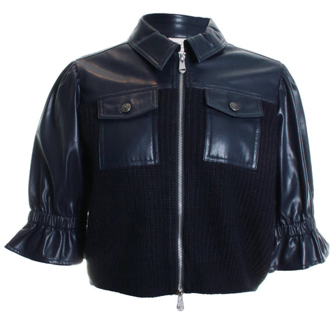 Knit Holly Combo Jacket