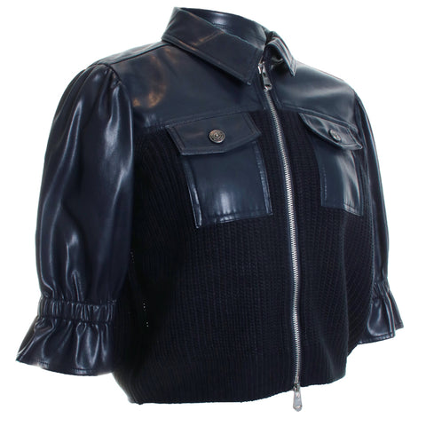 Knit Holly Combo Jacket