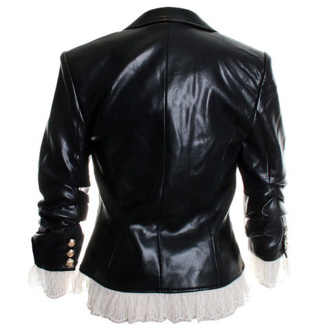 Vegan Leather La Petit Roxie Blazer