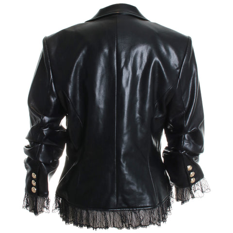 Vegan Leather La Petit Roxie Blazer