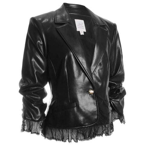 Vegan Leather La Petit Roxie Blazer