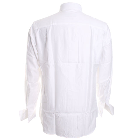 Diamond Pattern French Cuff Covered Placket Formal Shirt