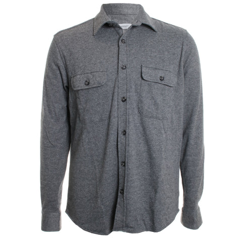 Herringbone Utility Overshirt