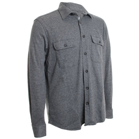 Herringbone Utility Overshirt