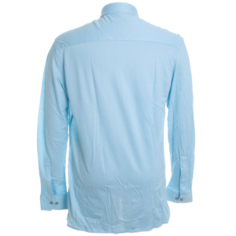 Tencel Blend Long Sleeve Polo