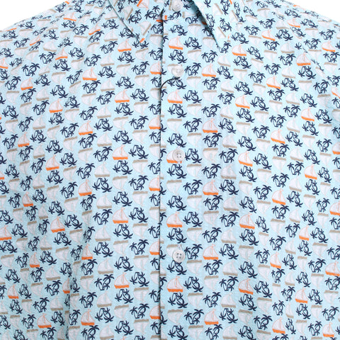 Tropical SS Seersucker Shirt