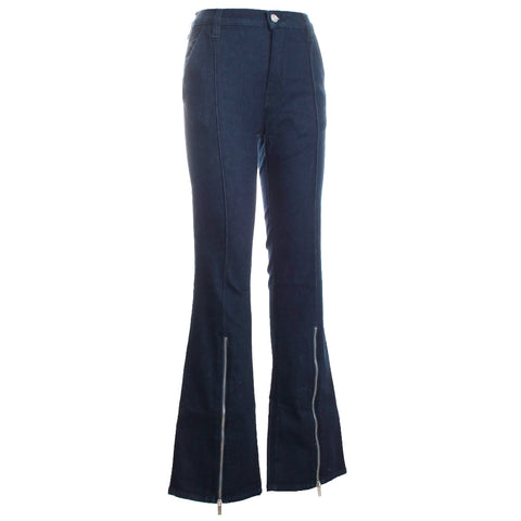 Barbara High Rise Bootcut w/ Zippers