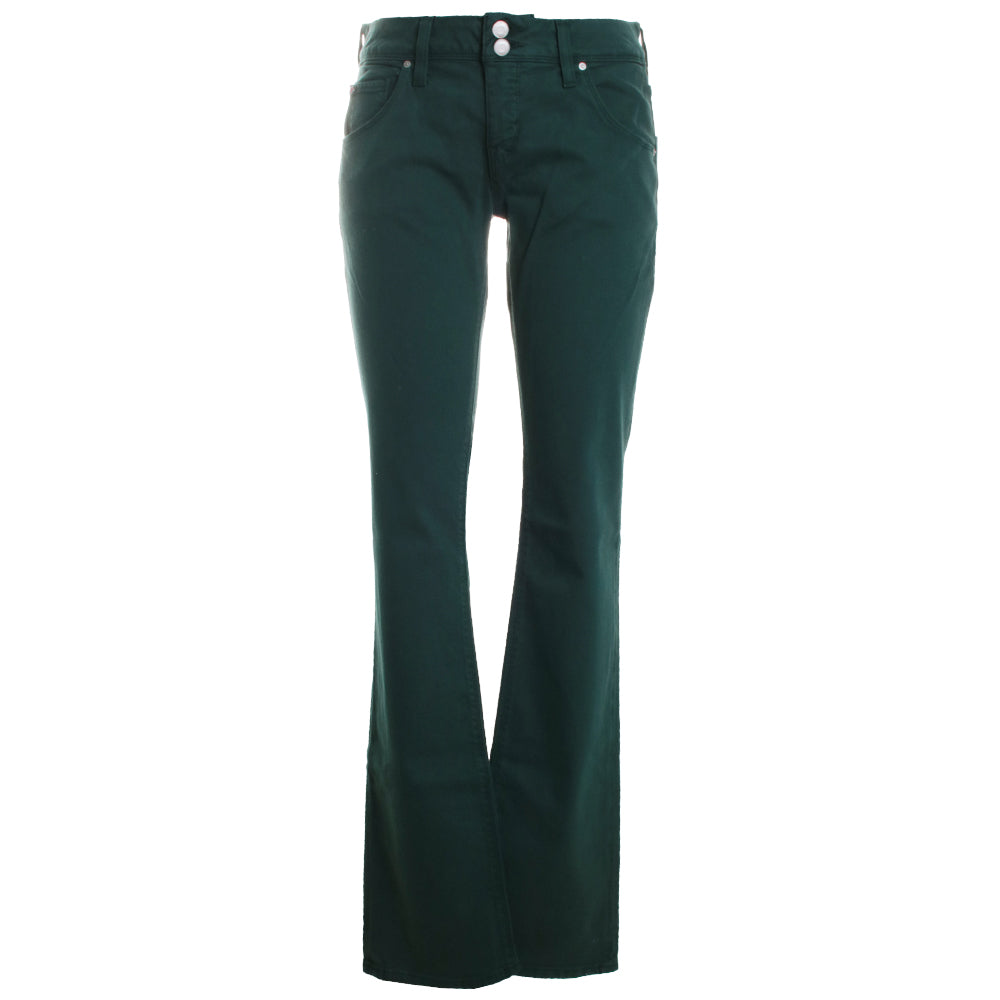 Beth Mid-Rise Baby Bootcut Pant w/ Flap