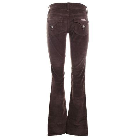 Beth Mid-Rise Baby Bootcut Pant w/ Flap