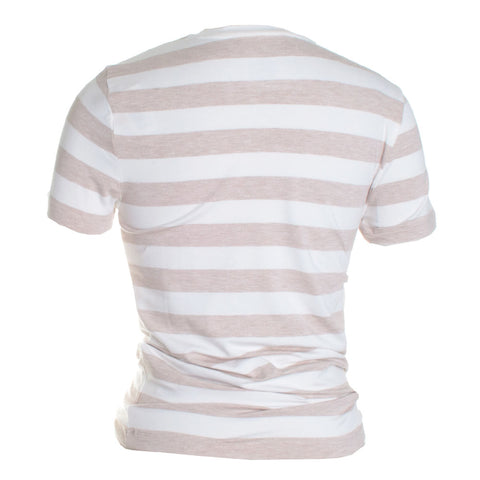 Soft Touch Stripe Short Sleeve Crewneck
