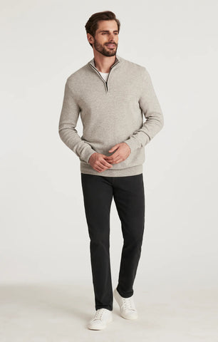 Courage Straight Leg Pants in Charcoal Diagonal