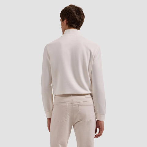 Performance Basketweave Quarter-Zip Mock Neck Pullover