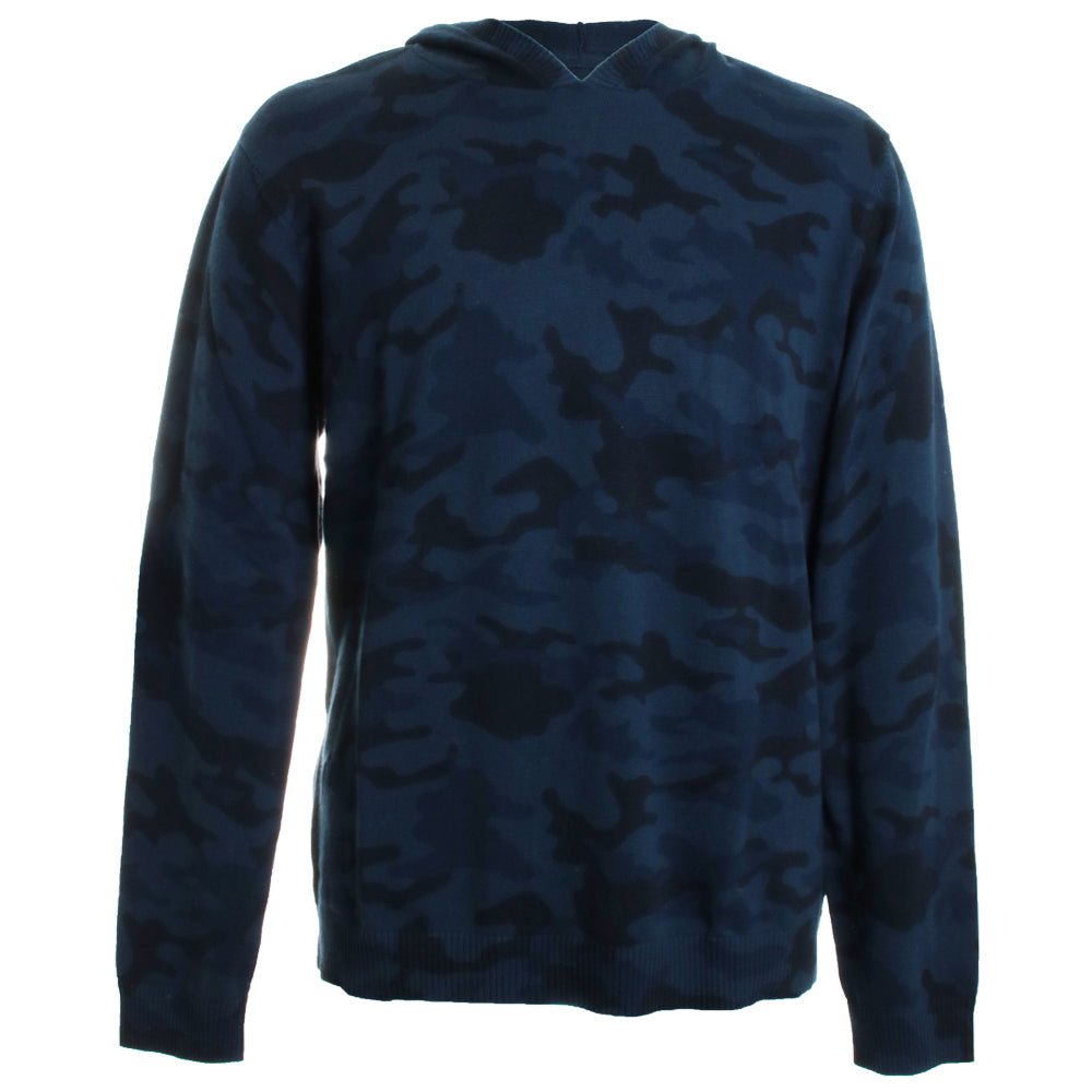 Neil Camo Navy Sweater
