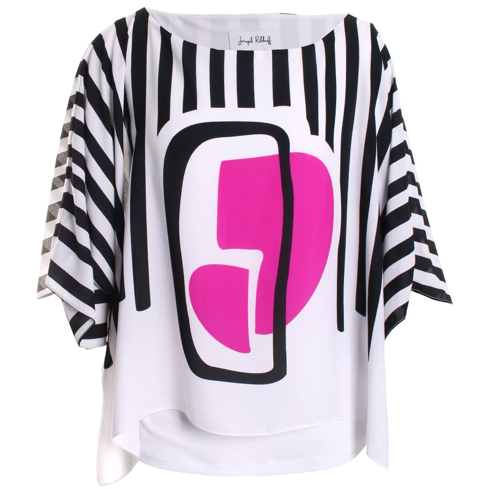 Retro Abstract Blouse