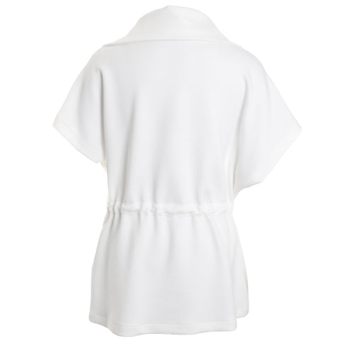 Scuba Boxy Jacket w/ Drawstring Waist