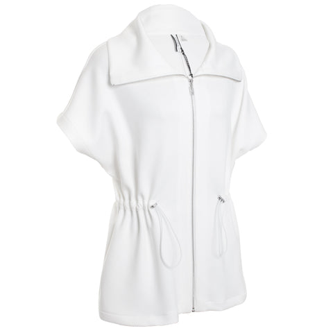 Scuba Boxy Jacket w/ Drawstring Waist