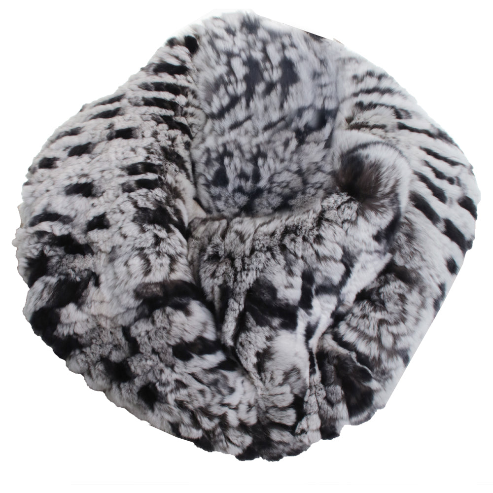 Rex Rabbit Large Funnel Stretchable Tip Dye Scarf