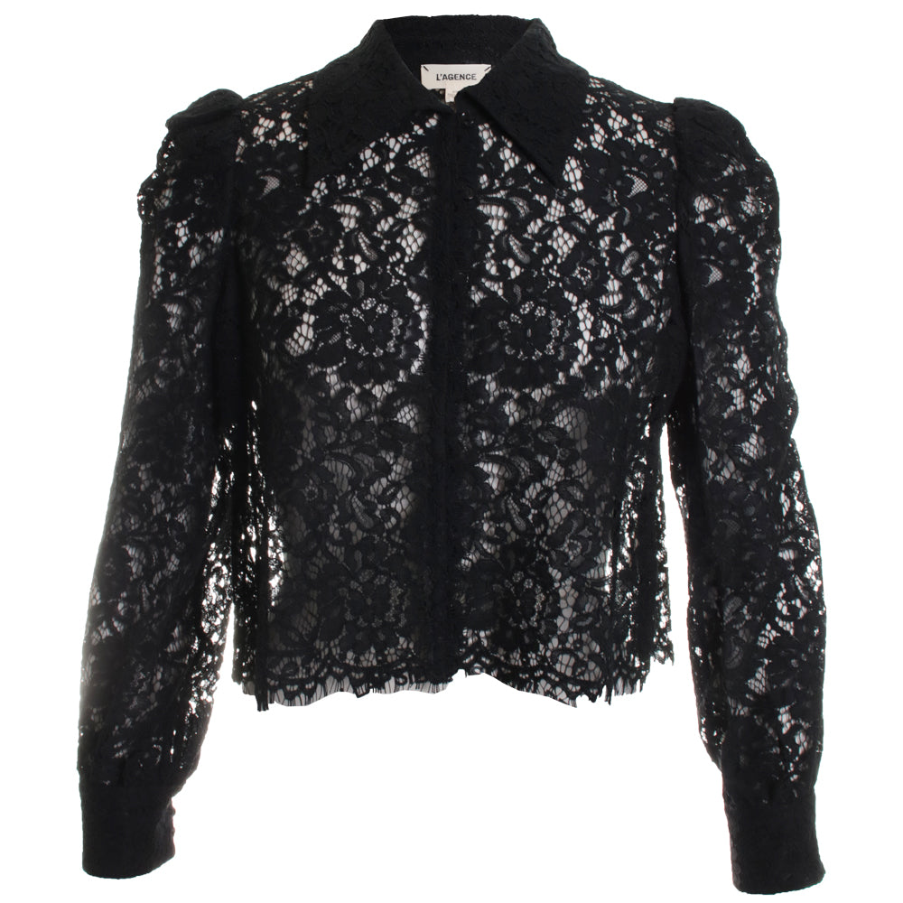 Anita Lace Button Up