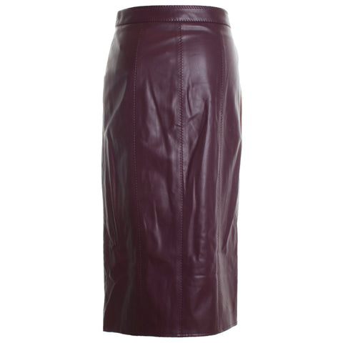 Arlette Whipstitch Midi Skirt