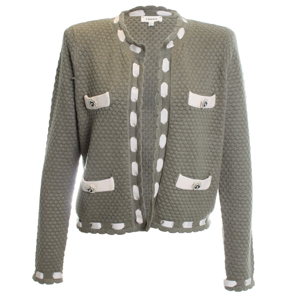 Astor Contrast Trim Cardigan