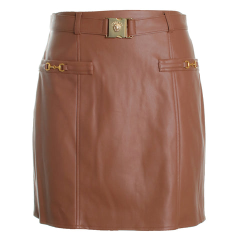 Yvette Belted Mini Skirt