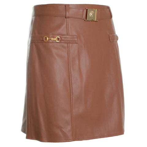 Yvette Belted Mini Skirt