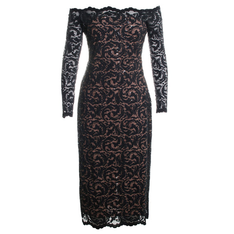 Lindsay OTS Lace Dress