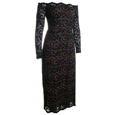 Lindsay OTS Lace Dress