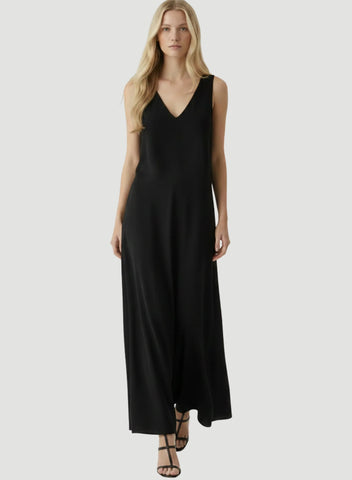 Suprima Cotton Interlock V-Neck Tank Maxi Dress