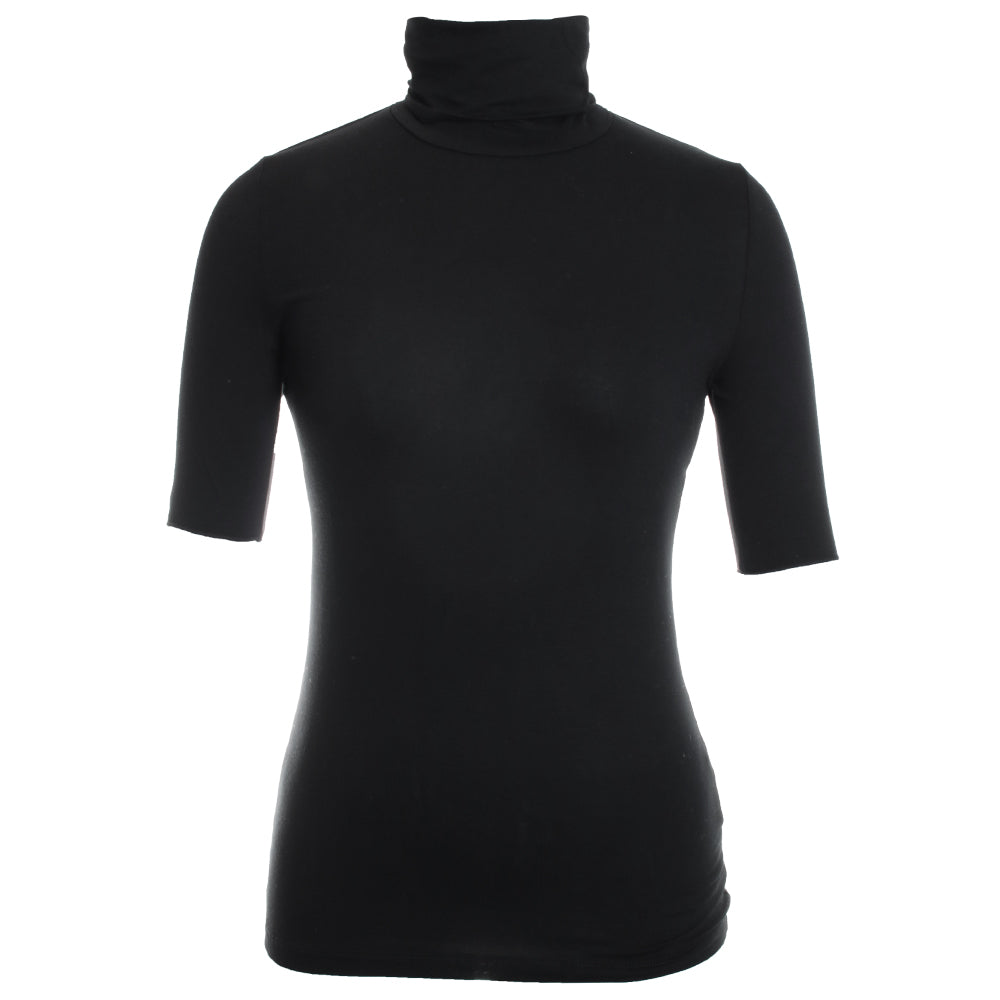 Soft Touch Elbow Sleeve Turtleneck