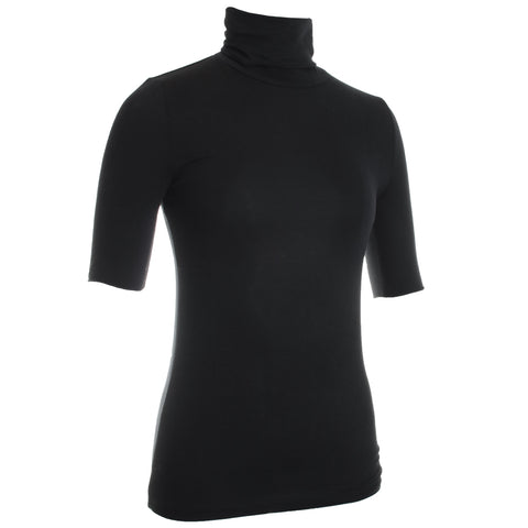 Soft Touch Elbow Sleeve Turtleneck