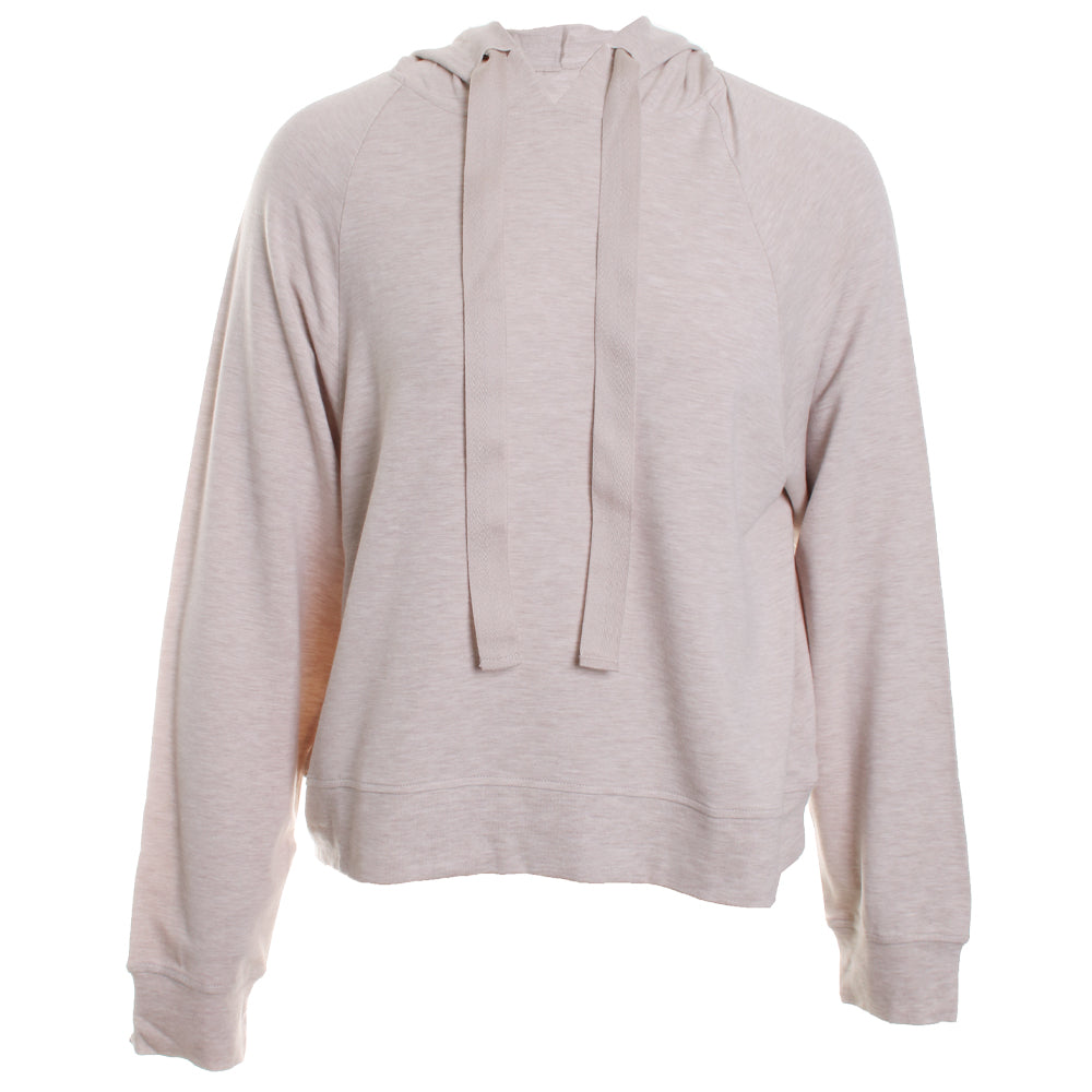 French Terry L/S Pullover Hoodie with Grosgrain
